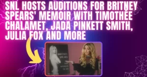 SNL Hosts Auditions For Britney Spears' Memoir With Timothée Chalamet, Jada Pinkett Smith, Julia Fox and More